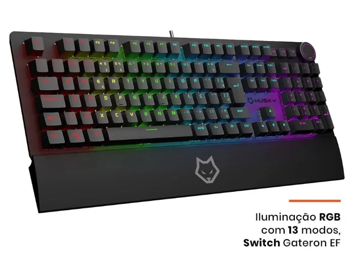 Teclado gamer RGB